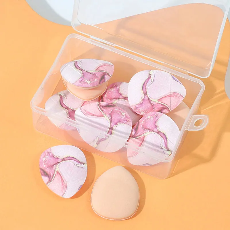 5/10/20 Pcs Mini Finger Puff Foundation Powder Detail Makeup Sponge Face Concealer Cream Blend Cosmetic Accessories Makeup Tools