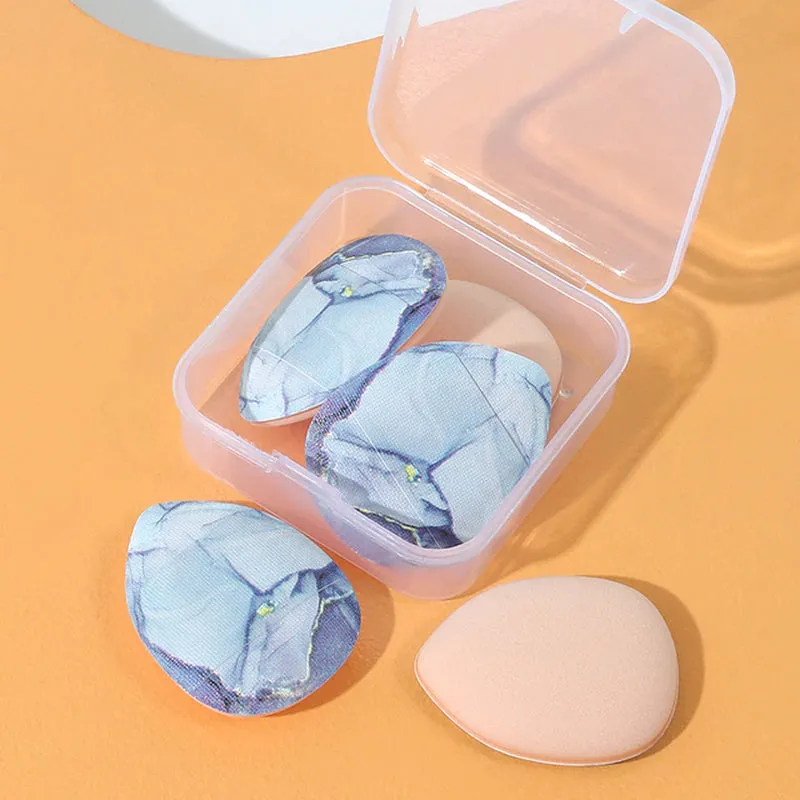 5/10/20 Pcs Mini Finger Puff Foundation Powder Detail Makeup Sponge Face Concealer Cream Blend Cosmetic Accessories Makeup Tools